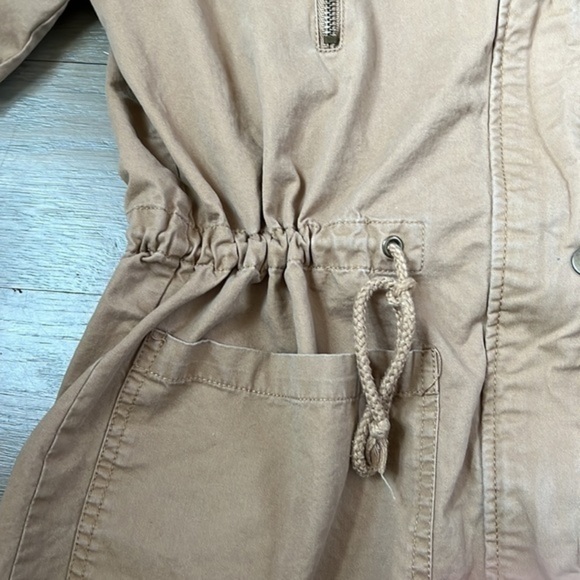 Forever 21 Rust Colored Windbreaker Jacket 100% Cotton - Picture 2 of 5